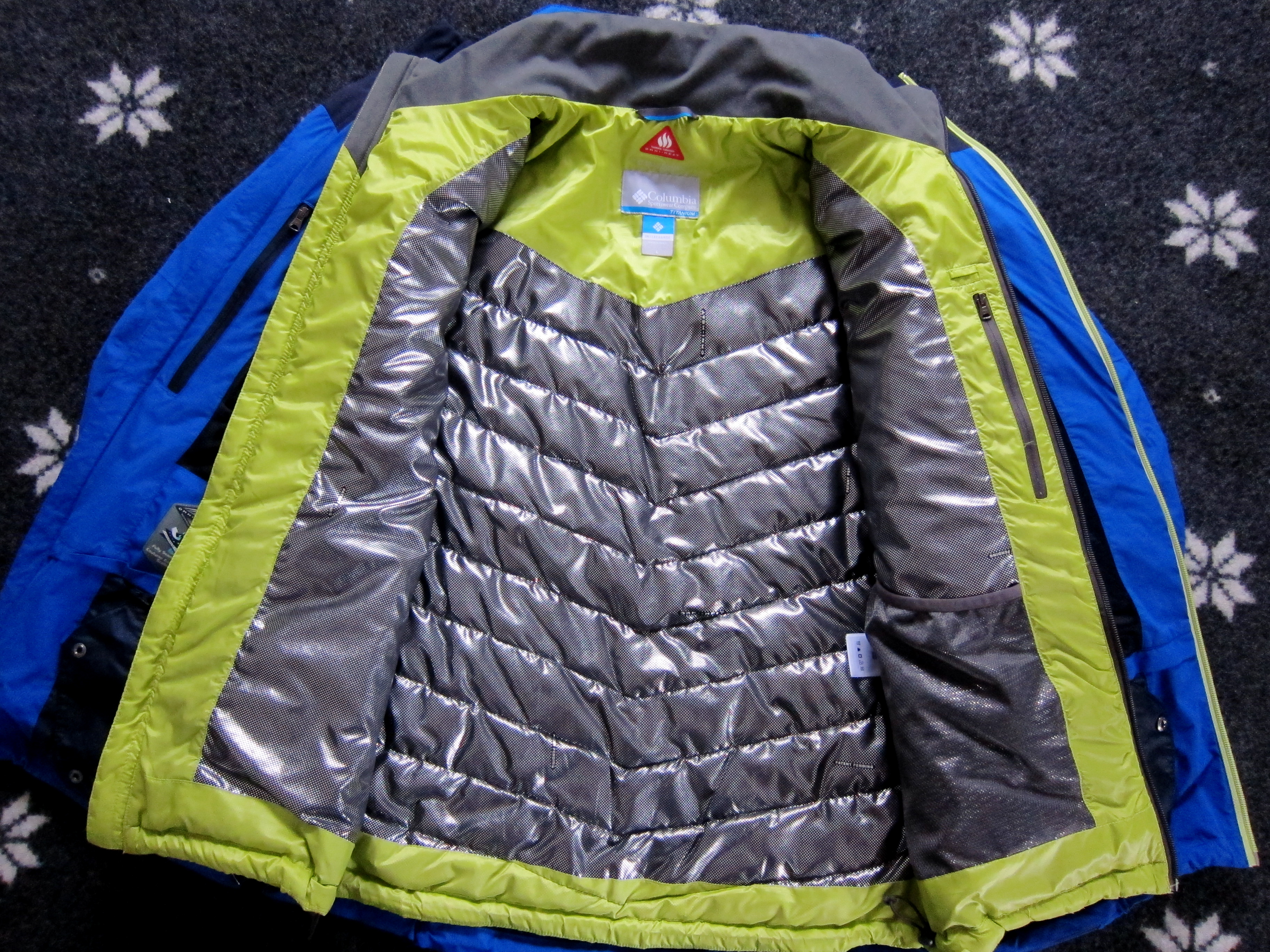 columbia heat reflective jacket